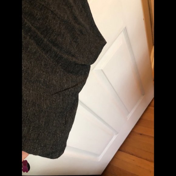 H&M Basic knit charcoal gray pencil skirt M - Picture 4 of 5